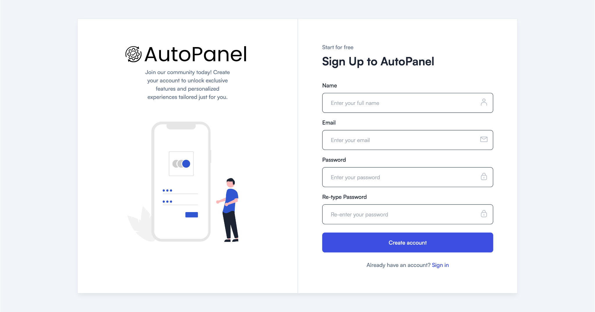 Sign up in minutes and get started with our guided onboarding. Our setup process is simple, and no coding experience is required.